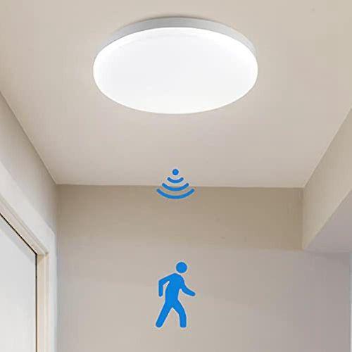 Lampa sufitowa LED z czujnikiem ruchu, kompatybilna z