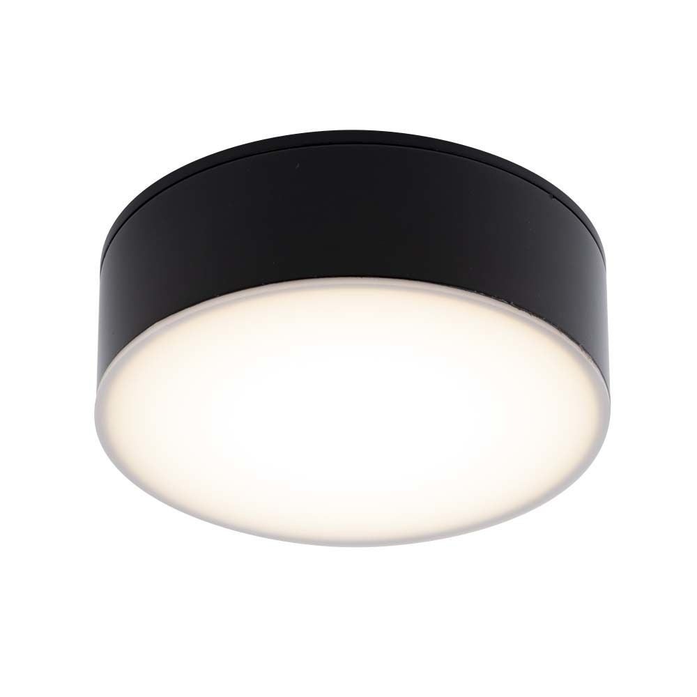 Spot łazienkowy nowoczesny czarny okrągły Ø10cm ciepła barwa LED 10W TOTTORI 8056 Shilo