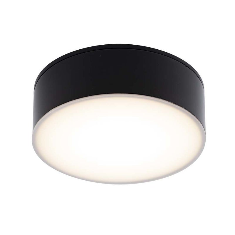 Spot łazienkowy nowoczesny czarny okrągły Ø10cm ciepła barwa LED 10W TOTTORI 8056 Shilo