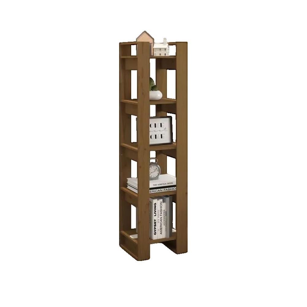 Biblioteczka vidaXL 41x35x160 cm drewno sosnowe brąz miodowy elegancki solidny