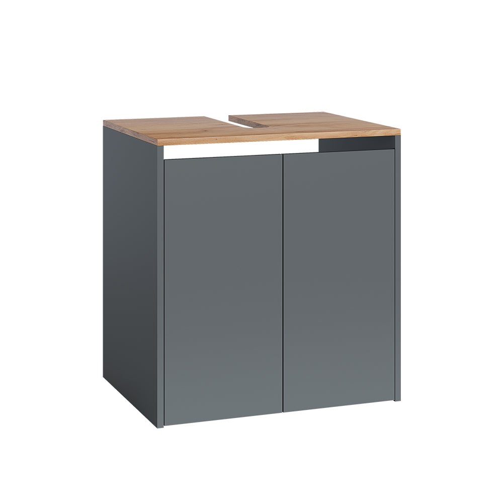 Vicco Szafka pod umywalkę Viktor, Antracyt/złoty dąb, 60.2 x 65 cm