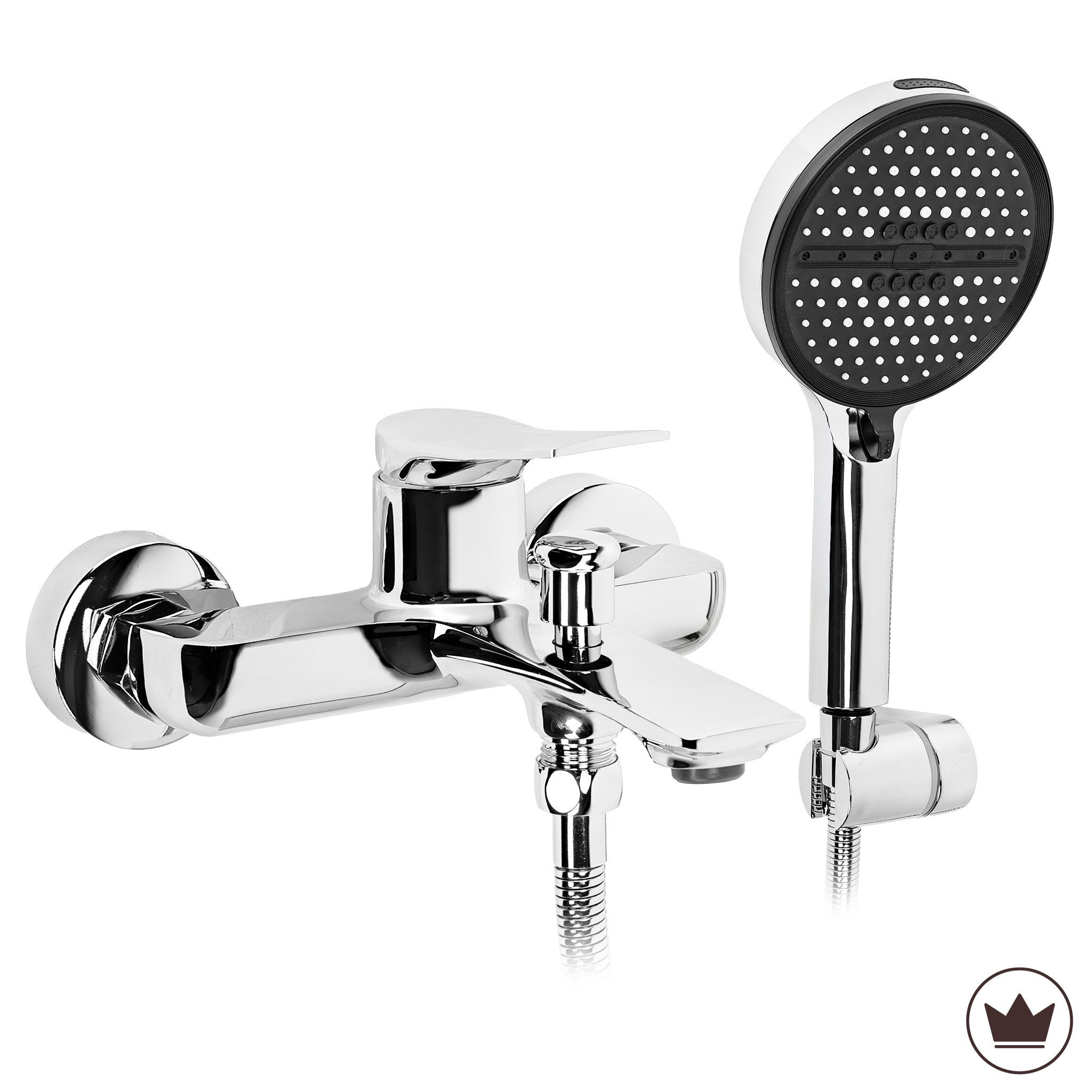 Bateria Wannowa Rea Premium Vision Chrom, Tworzywo Sztuczne, Mosiądz