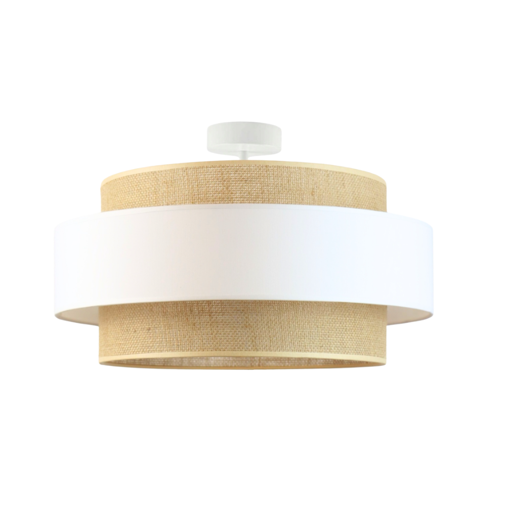 Lampa sufitowa żyrandol plafon z abażurem walec 40 cm BLUES