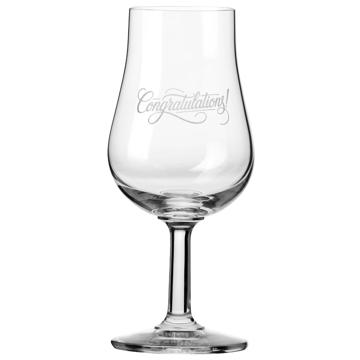 KROSNO Zdobiony kieliszek do whisky, brandy i likieru Congratulations GRATULACJE