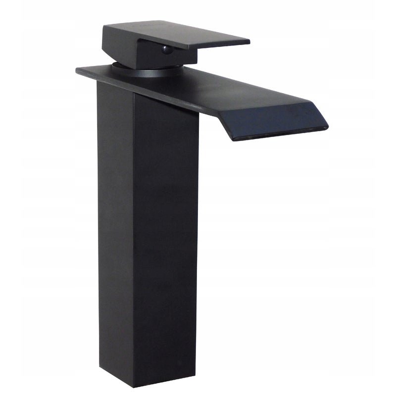 Bateria umywalkowa Estiva CAMBER 20 Black czarna 20 cm