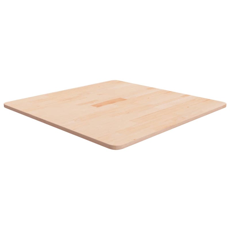 vidaXL Kwadratowy blat do stolika, 70x70x1,5 cm, surowe drewno dębowe