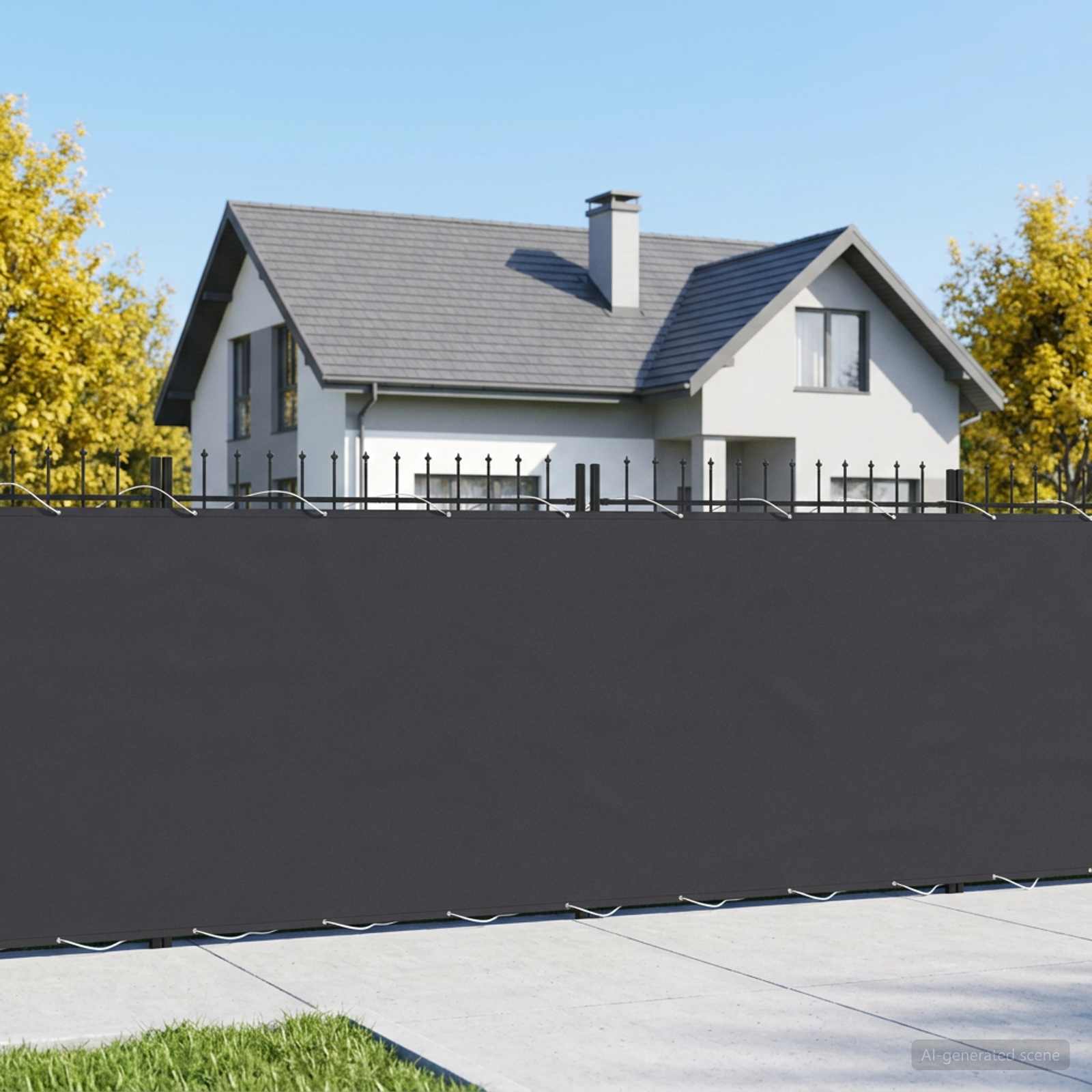 Ekran Prywatności Balkonowej 1,8 x 25 m Tkanina z powłoką PU vidaXL