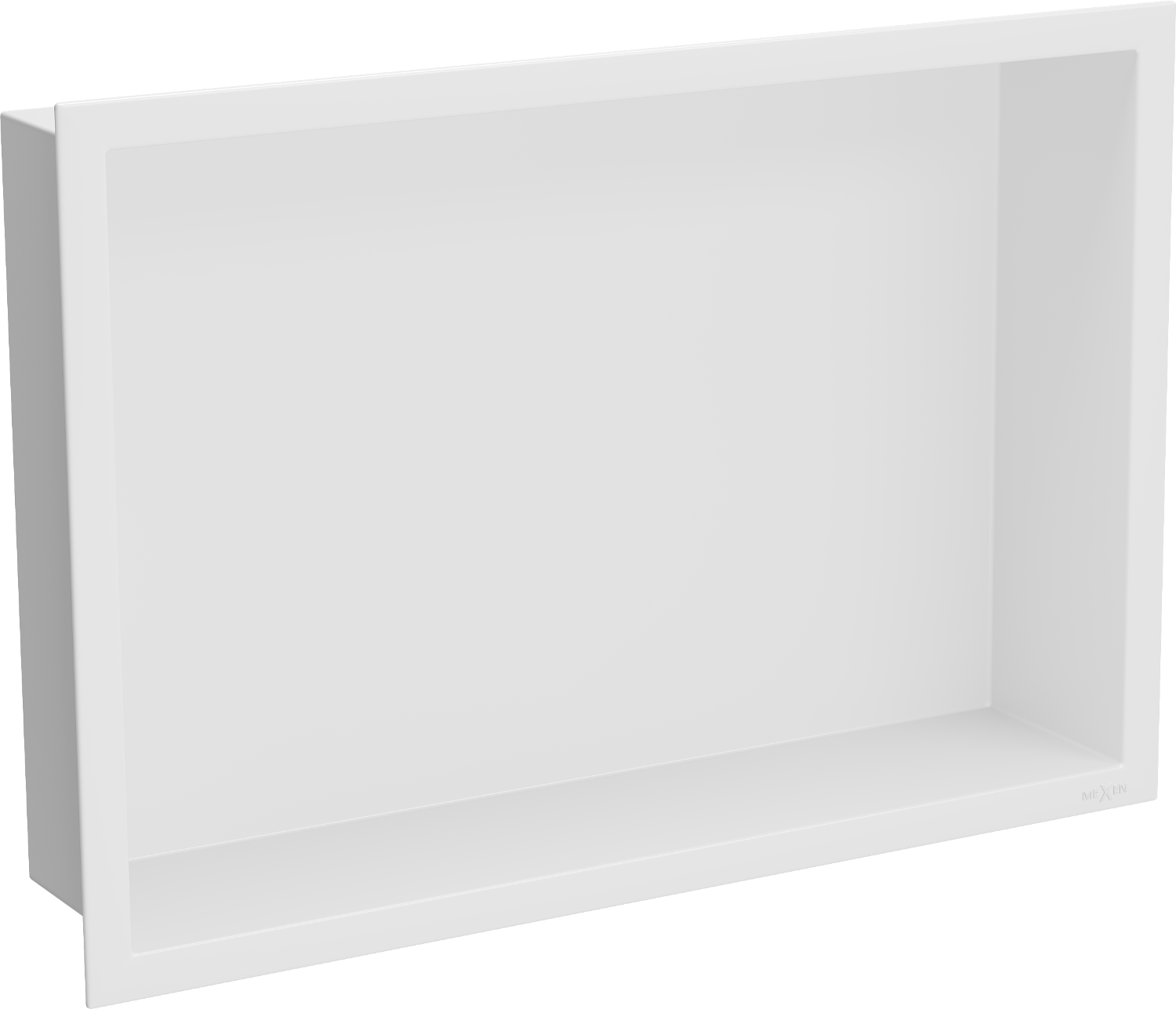 Mexen X-Wall-R półka wnękowa z kołnierzem 45 x 30 cm, biała - 1920453010