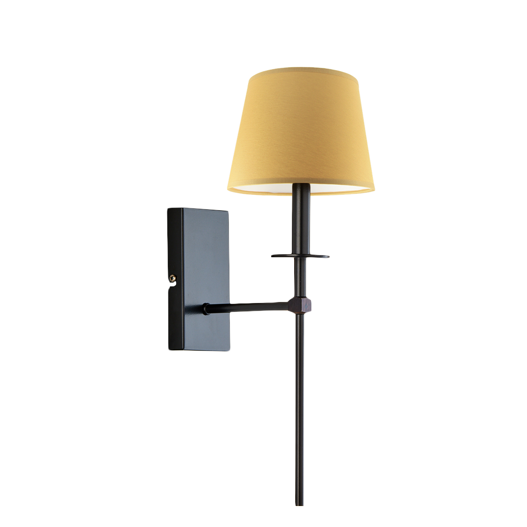 Kinkiet lampa ścienna lampa na ścianę z abażurem walec LOON