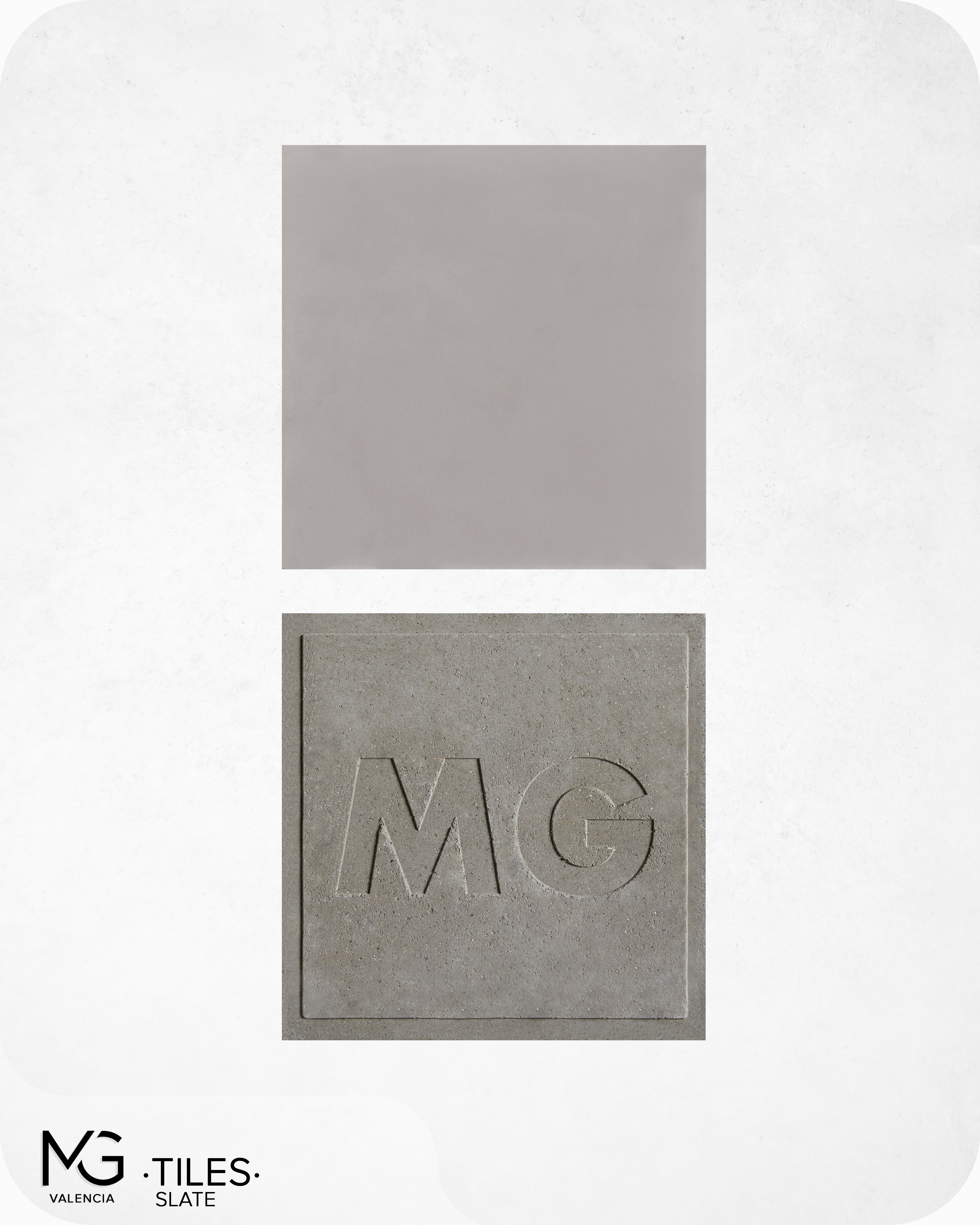 Płytki hydrauliczne cementowe | SLATE | Szary 20 x 20 cm (Opakowanie 24 sztuki = 0,96 m²)