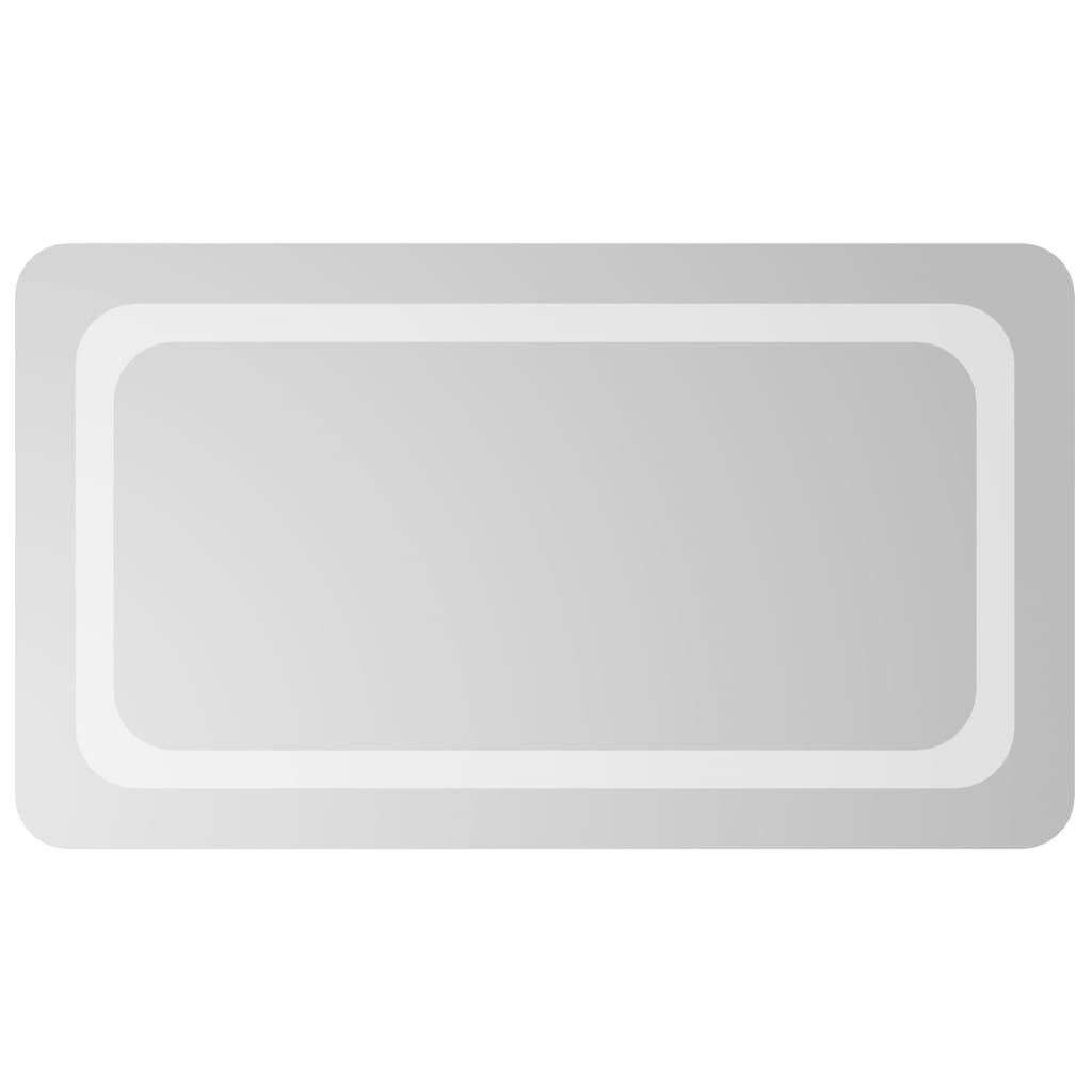 Lustro Łazienkowe Ścienne 40x70 cm z LED 5 V IP65