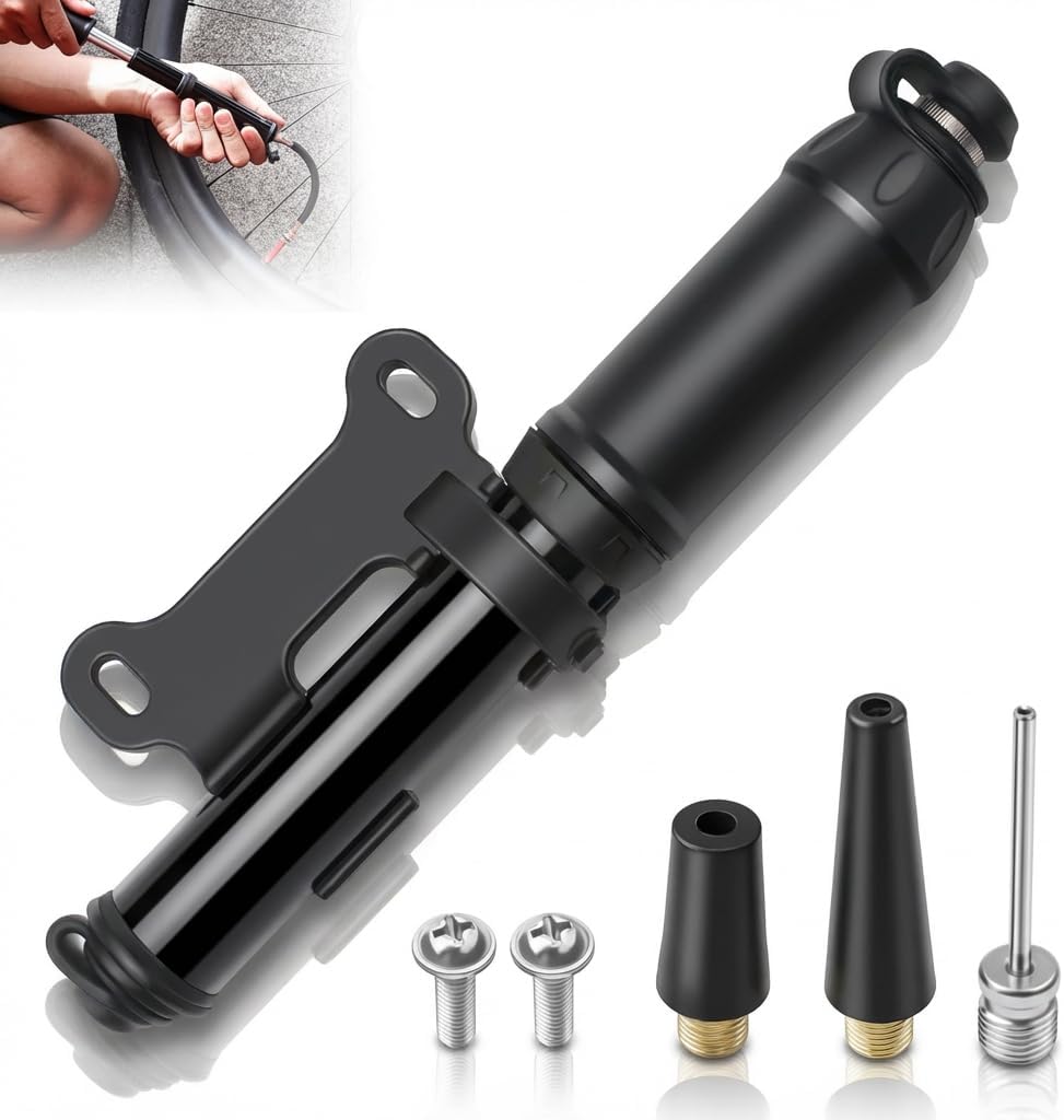 Mini pompe à vélo przenośne urządzenie do nalewania Presta i Schrader, gonflage haute pression ultraszybkie urządzenie do nalewania na trasę, VTT i