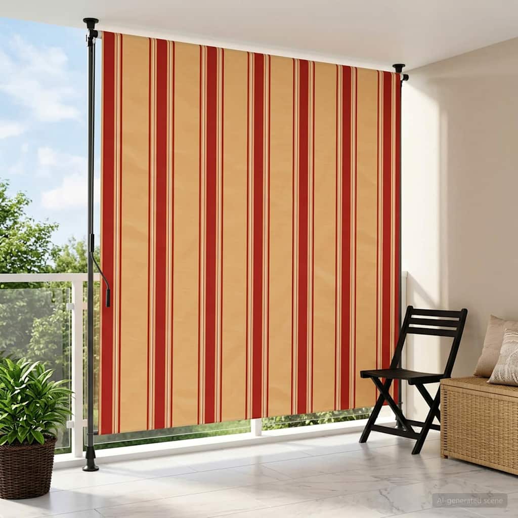 Zewnętrzna Roleta Rolkowa Wielokolorowe 120 x 270 cm vidaXL