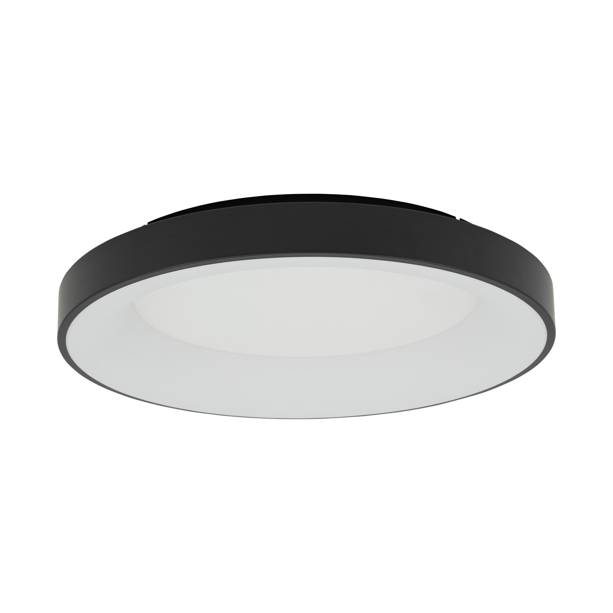 Plafon nowoczesny okrągły Ø60cm LED 60W ciepła barwa czarny NIKKI LED 11208 Nowodvorski