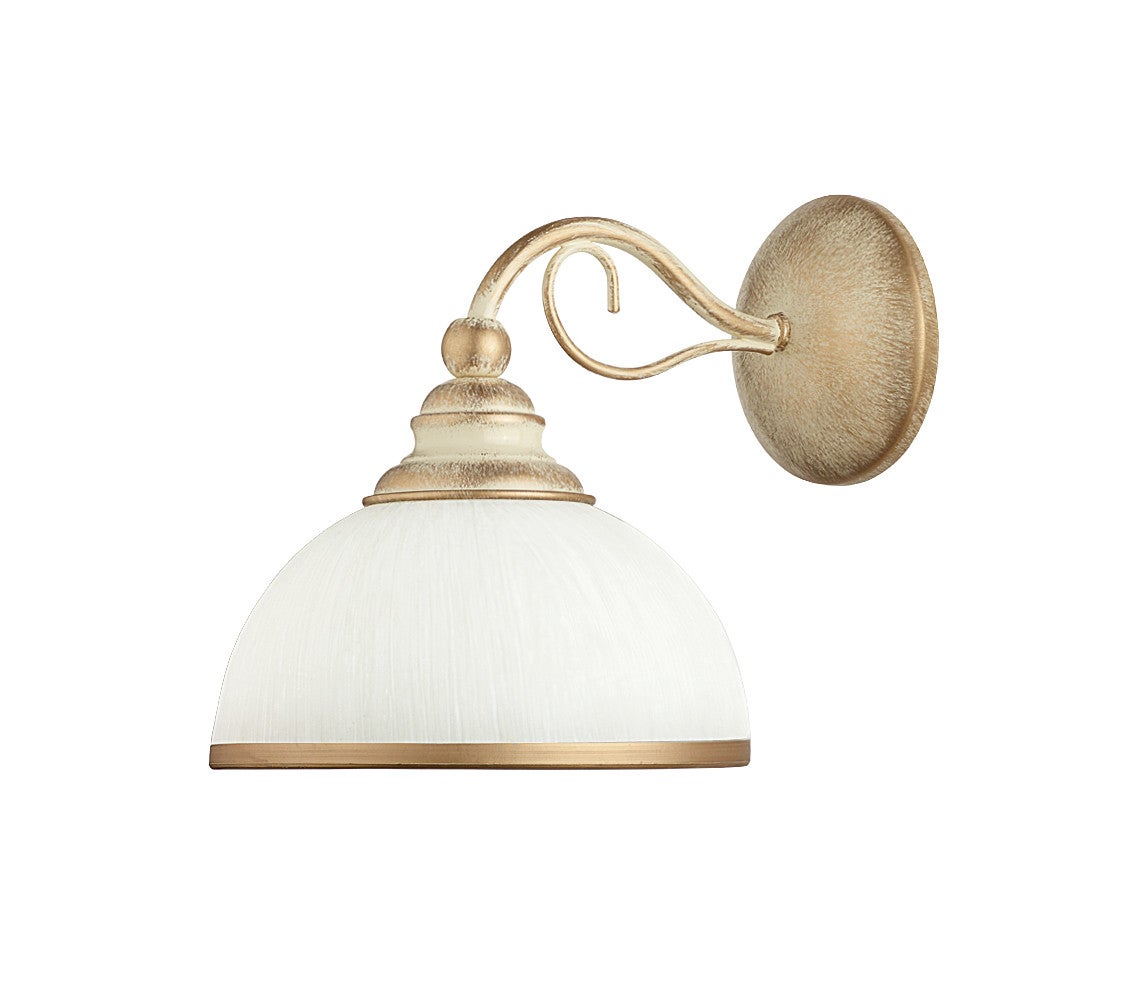 Kinkiet XSARA Jupiter beżowy/biały E27 21x22x26 cm 1 szt.