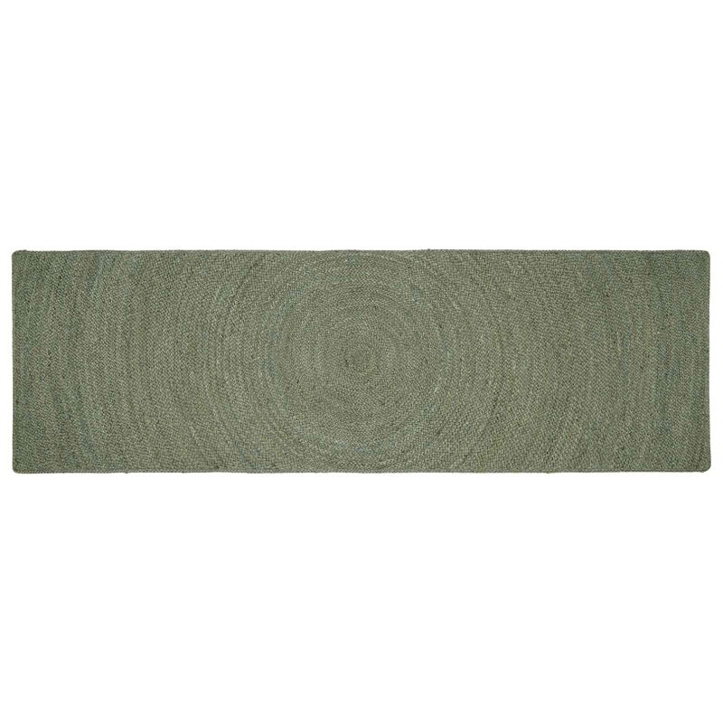 Dywany pokojowe Oliwkowy zielony 80 x 250 cm Juta vidaXL