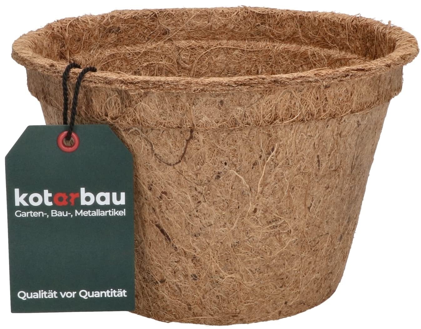 Naturalna doniczka kokosowa fi 19,5cm wkład włókno - KOTARBAU