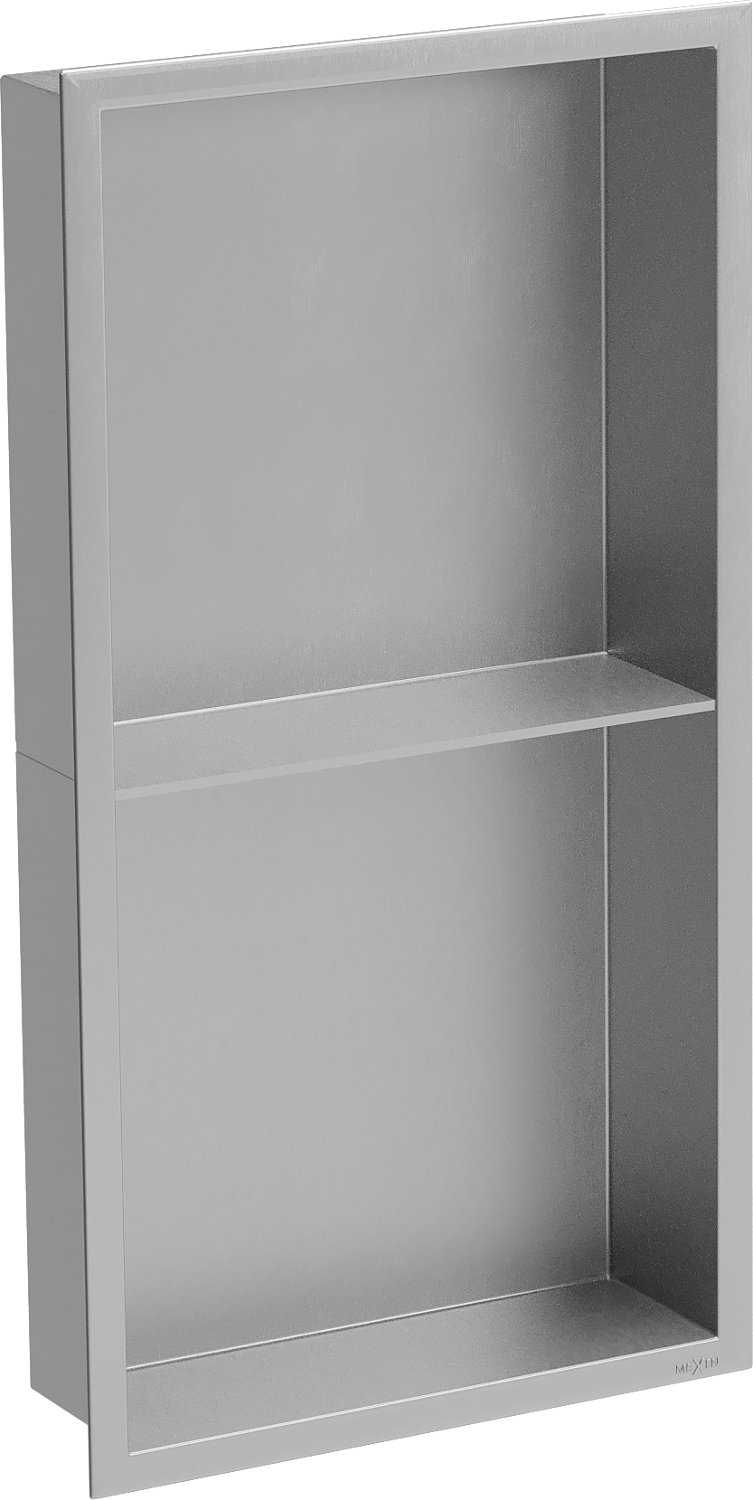 Mexen X-Wall-R półka wnękowa z kołnierzem i półką 60 x 30 cm, inox - 1910603010S