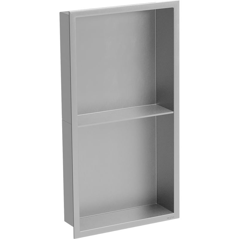 Mexen X-Wall-R półka wnękowa z kołnierzem i półką 60 x 30 cm, inox - 1910603010S