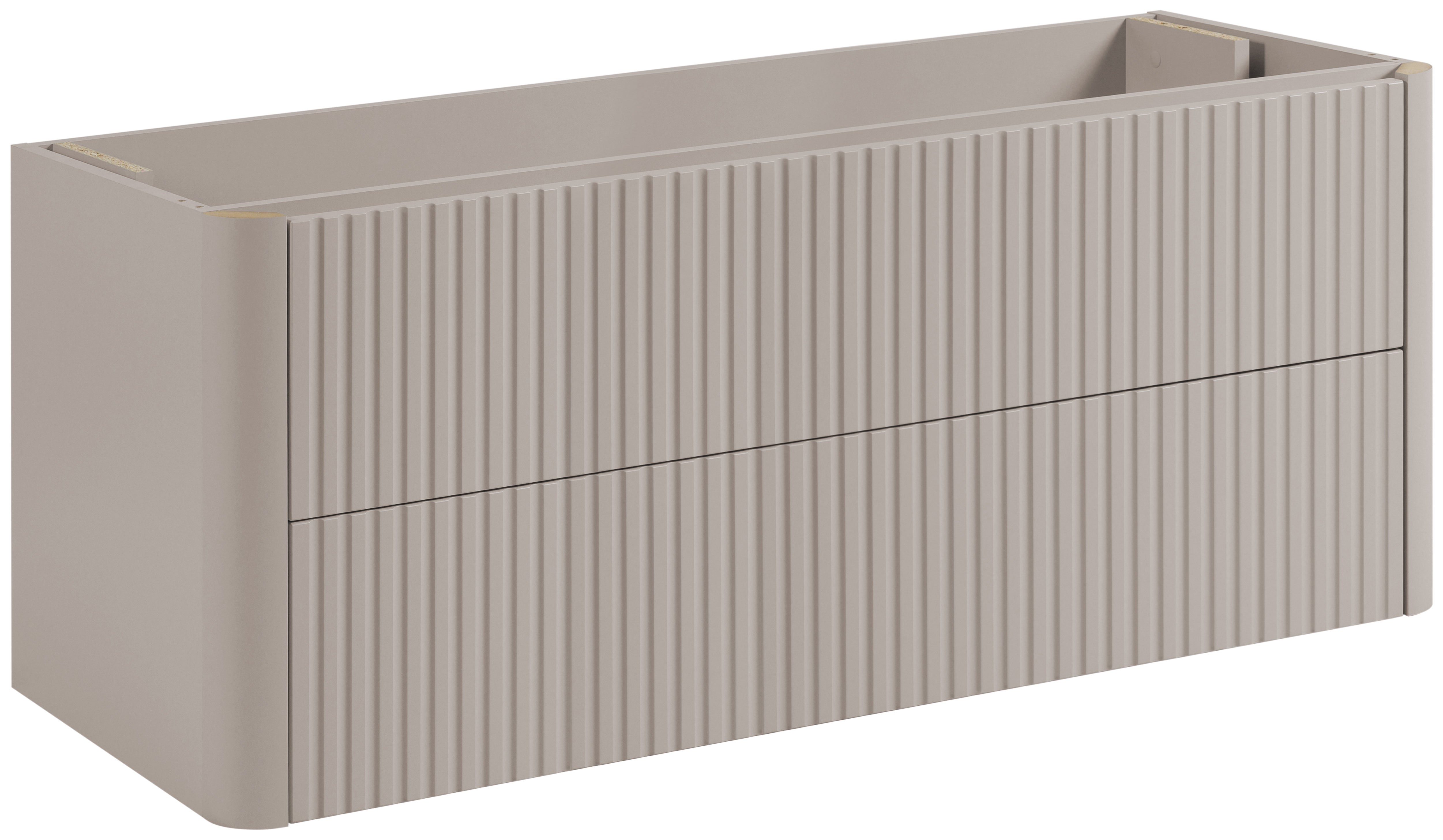 Szafka Łazienkowa LINEA 120 cm Kaszmir Ryflowana Push To Open