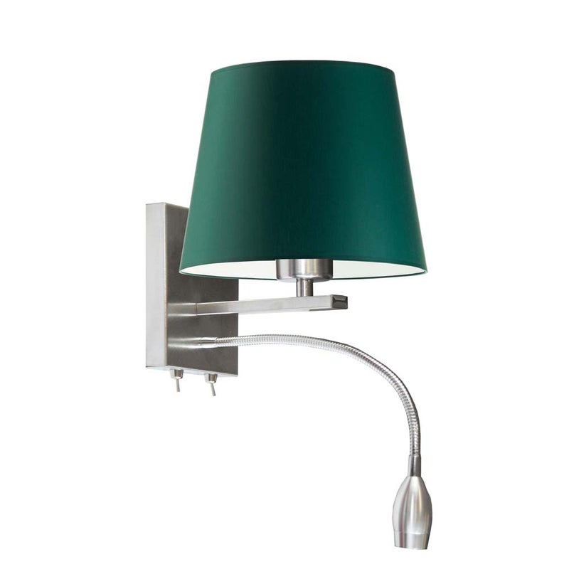 Kinkiet LED lampa ścienna lampa na ścianę z abażurem stożek MOTO