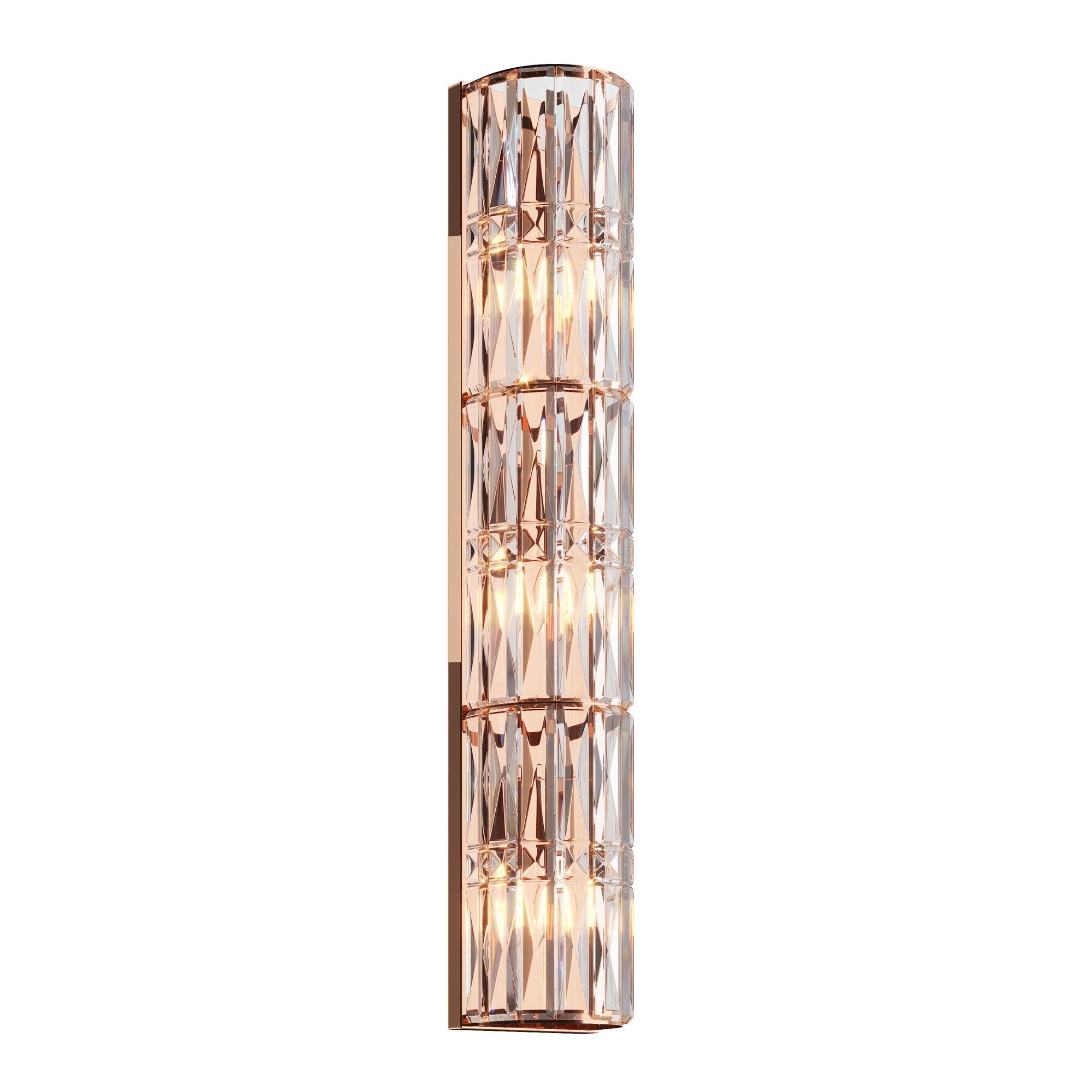 Lampa ścienna glamour kryształ Facet Maytoni MOD094WL-03G
