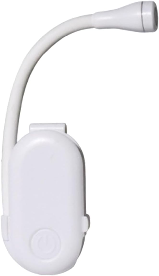 Przenośna i kompaktowa, ładowana przez USB, mocowana na klipsie lampa do czytania LED, regulowana lampa do czytania w domu, dla studentów i akademików