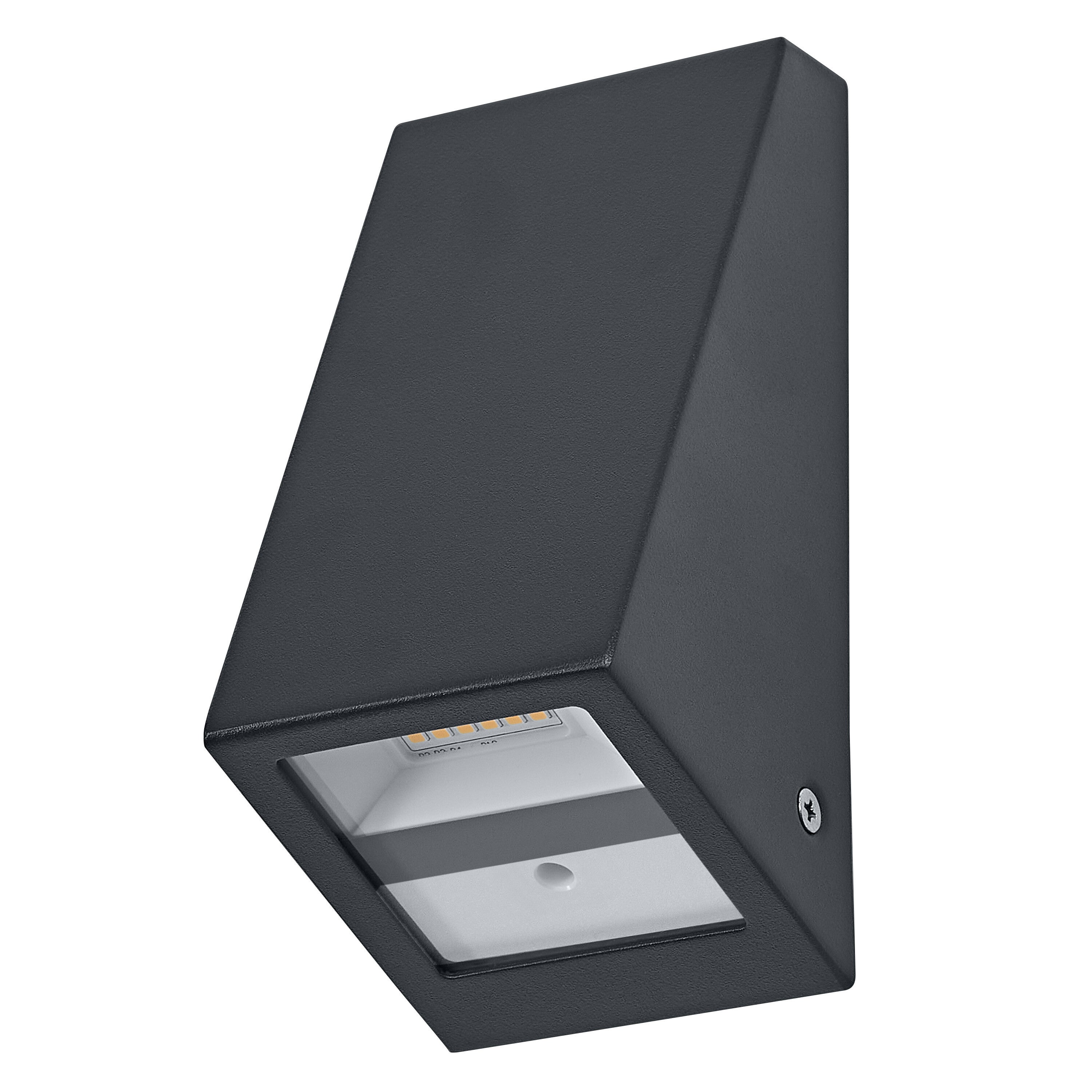 OSRAM lampa ścienna zewnętrzna Ciemnoszara, IP44, czujnik światła