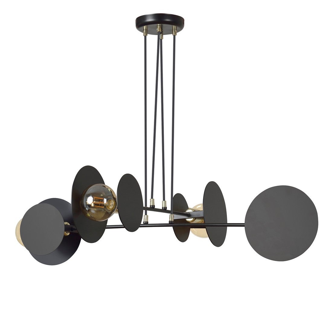 Żyrandol Emibig 4xE27 40W IDEA 4 BLACK 792/4