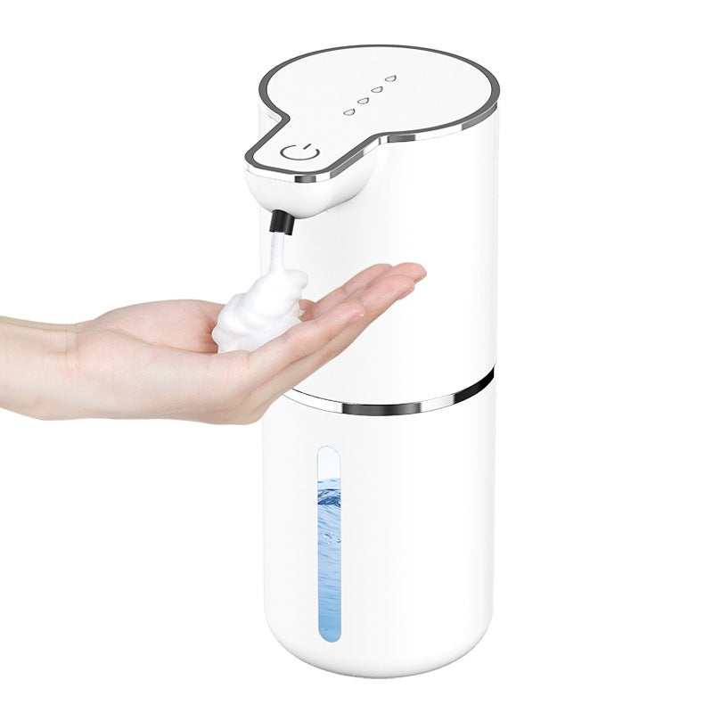 Automatyczny dozownik mydła w pianie – z czujnikiem – 350 ml – ładowany przez USB – Dozownik mydła w piance – Biały