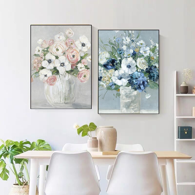 Plakat dekoracyjny — Obraz na płótnie — Grafiki ścienne (40 x 60 cm x 2 sztuki, bez ramy) — Same grafiki