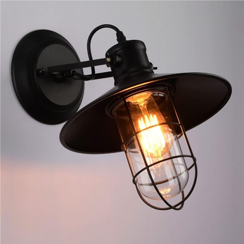 Ta lampa ścienna nawiązuje do amerykańskiego stylu retro industrialnego, dzięki czemu idealnie sprawdzi się w kawiarniach, korytarzach i innych podob