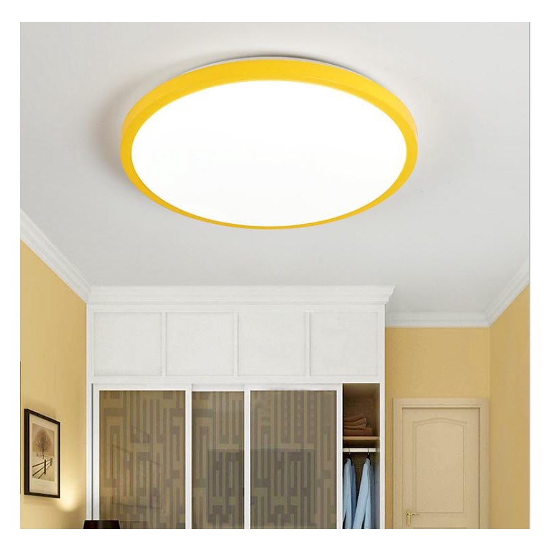 24W ściemnialna lampa sufitowa LED, lampa sufitowa z pilotem, okrągła lampa sufitowa, lampa sufitowa do łazienki, sypialni, salonu, kuchni, korytarza,