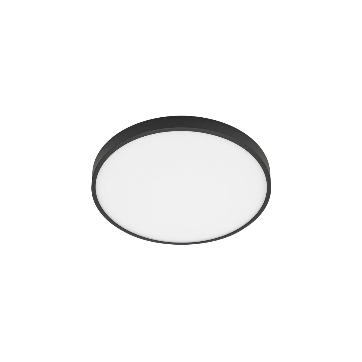 Plafon okrągły LED Riberio 30W 4000KK 2700lm metal czarny wym:2,5x28x28cm IP20 Italux