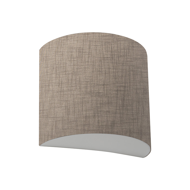 Kinkiet Vivien z kloszem z tkaniny w kolorze kości słoniowej – oprawka E27 IP20 75 W – Elegancka lampa ścienna – Rossini Group