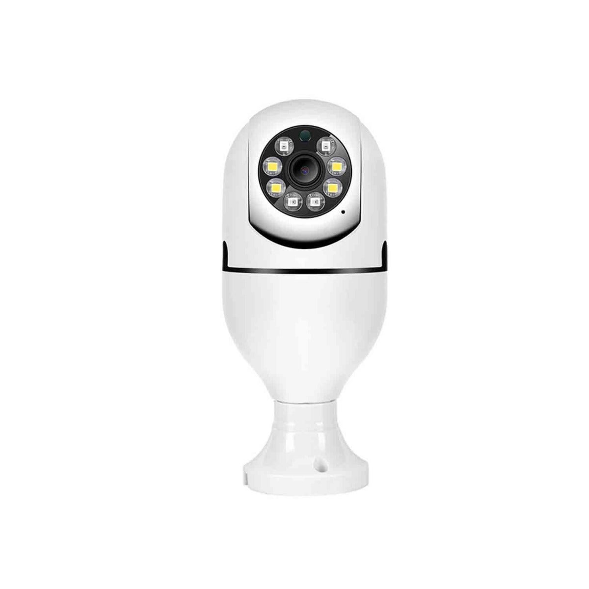 Kamera Bezpieczeństwa Żarówka E27 - Biała, Nadzór WiFi 1080p z Noktowizorem