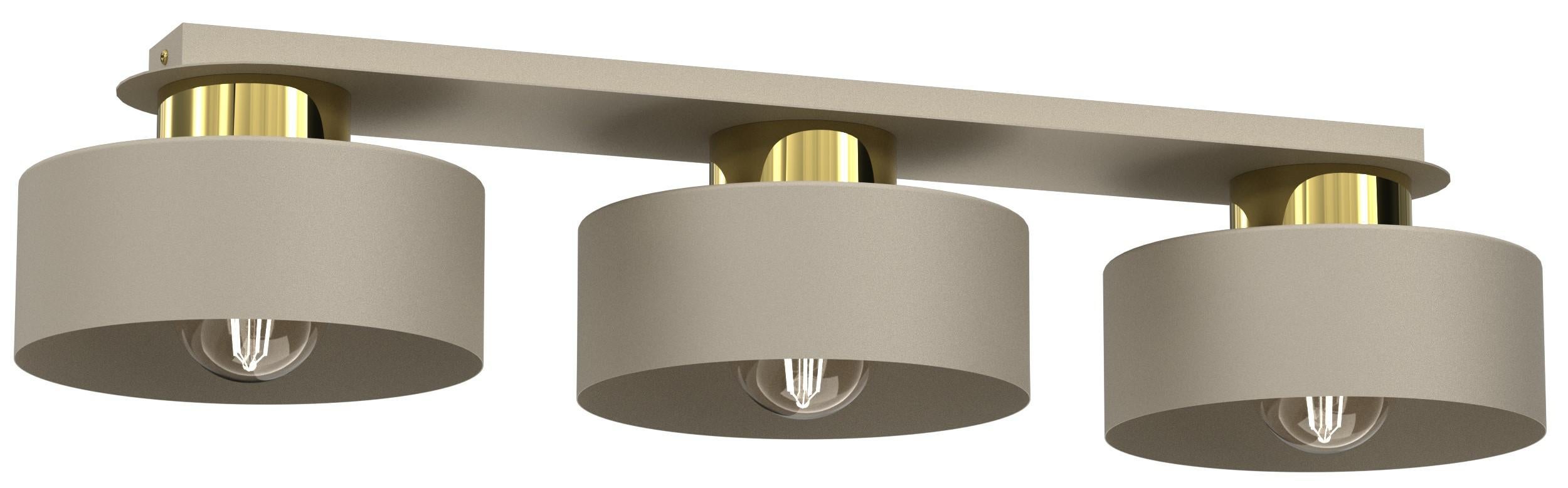 Lampa wisząca Marti kremowo-złoty połysk 3xE27x15W metal wym:14x68x20,5cm IP20 Luminex