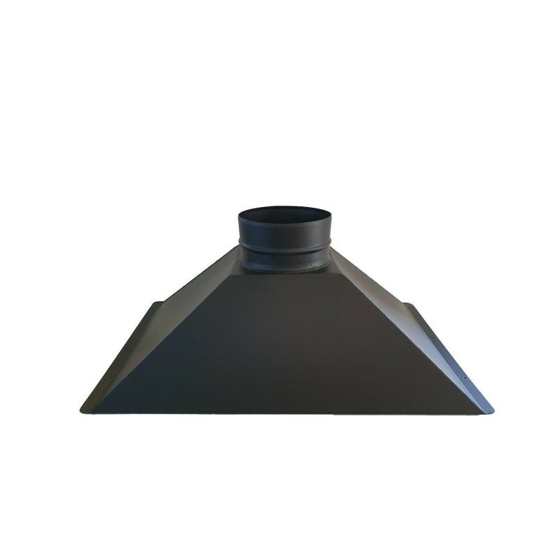 Okap piekarnika z grillem szer. 100 x gł. 65 x wys. 32 cm wylot dymu 25 cm