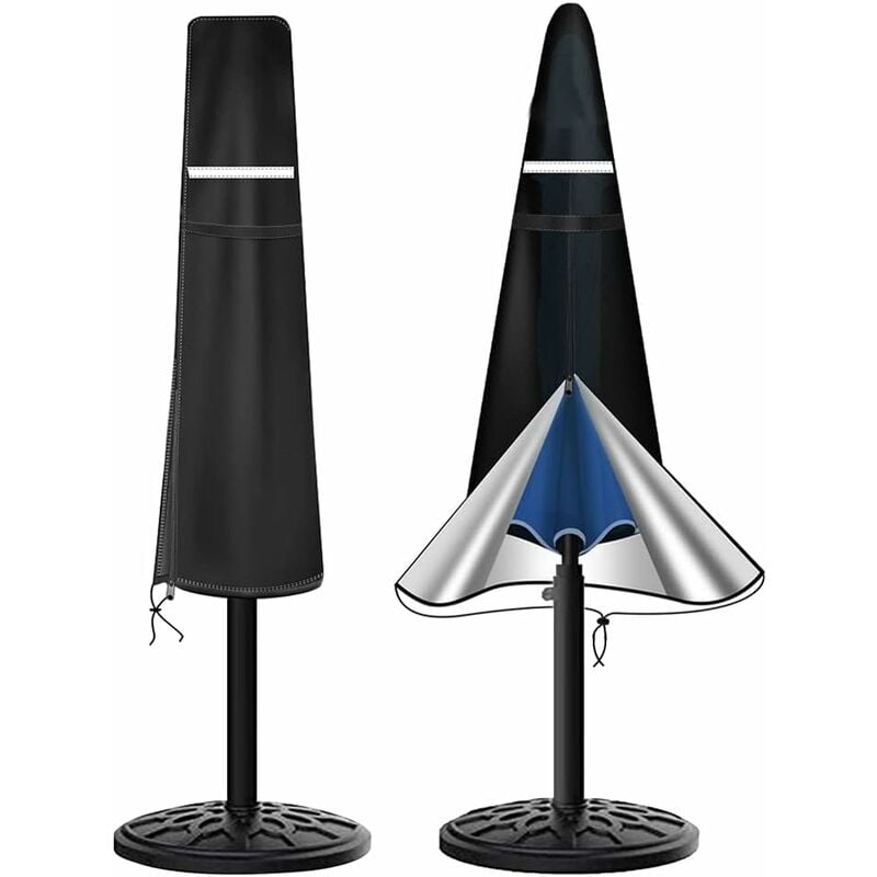 Pokrowiec na parasol prosty wodoodporny pokrowiec na parasol odporny na promieniowanie UV i wiatr tkanina Oxford pokrowiec ochronny na parasol