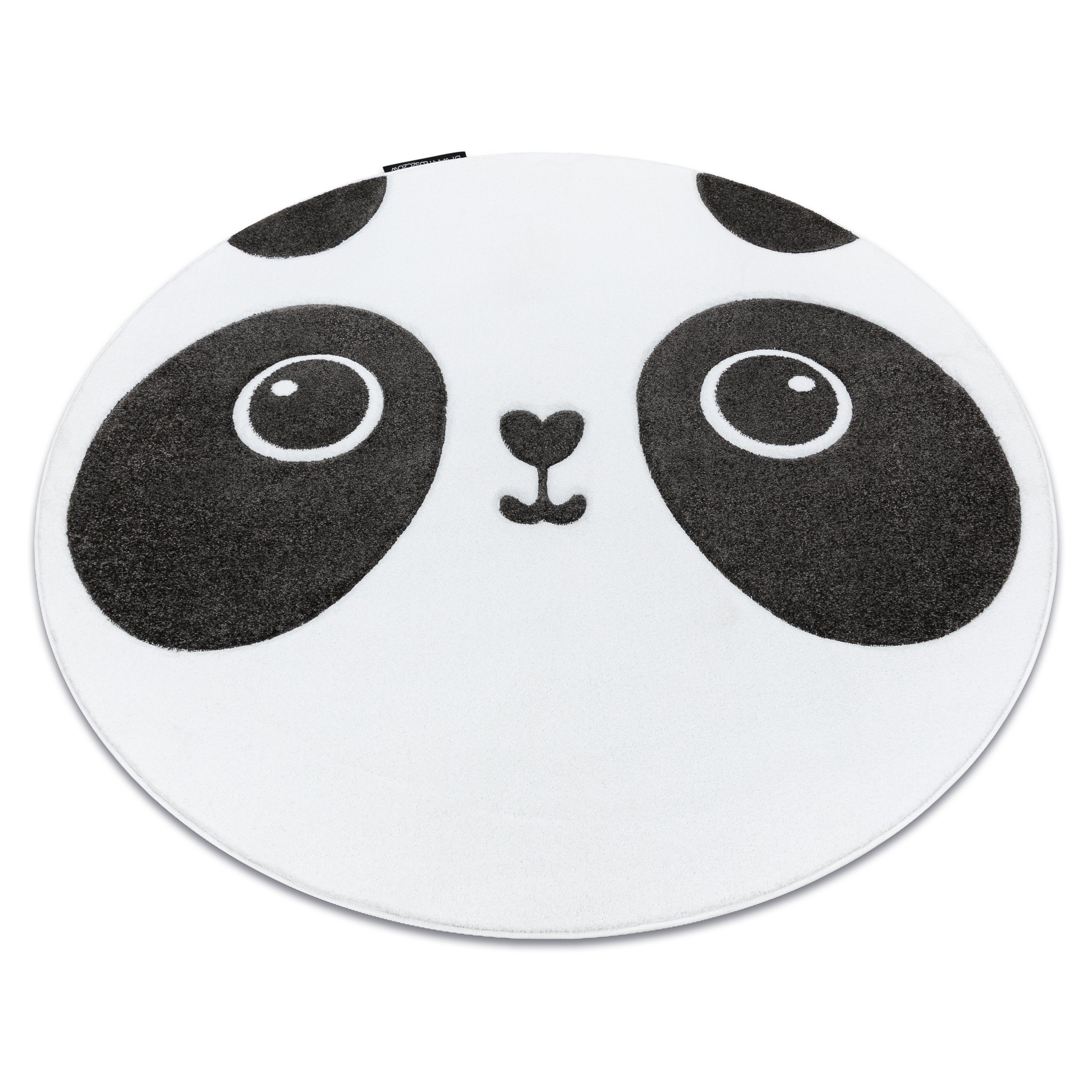 Dywan PETIT PANDA koło biały koło 140 cm