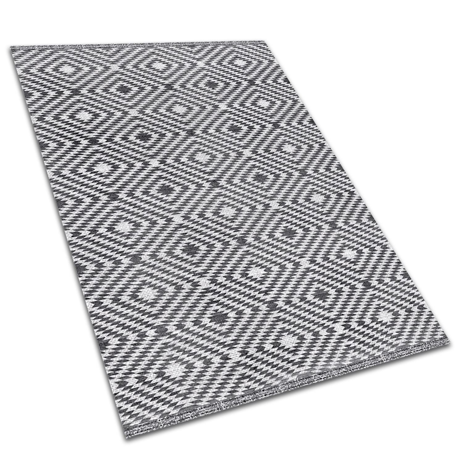 Dywan winylowy tureckie diamenty geometryczny styl mata winylowa do pokoju 90x60 cm – Tulup