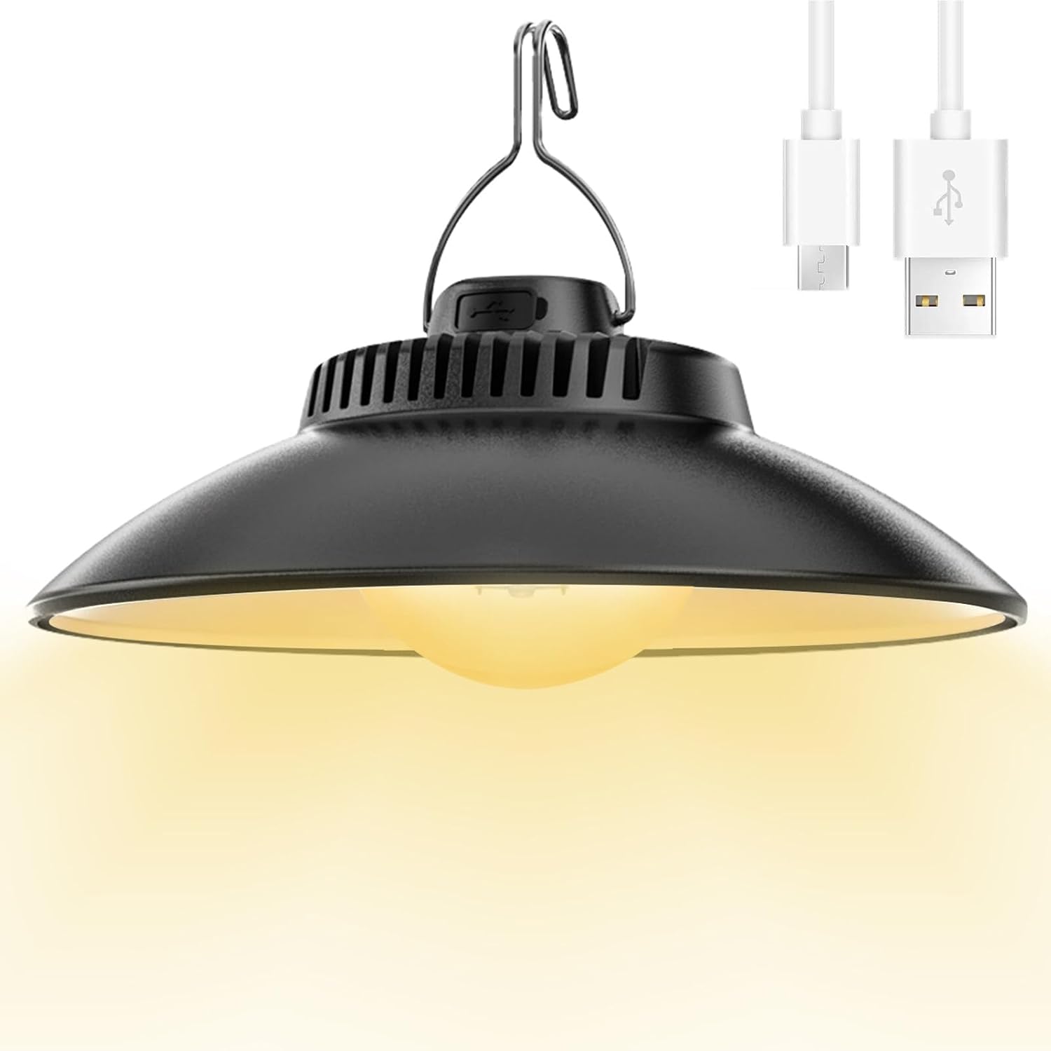 Akumulatorowa lampa kempingowa LED, wodoodporna IPX4, latarka USB w stylu retro, lampa do namiotu na kemping i w sytuacjach awaryjnych