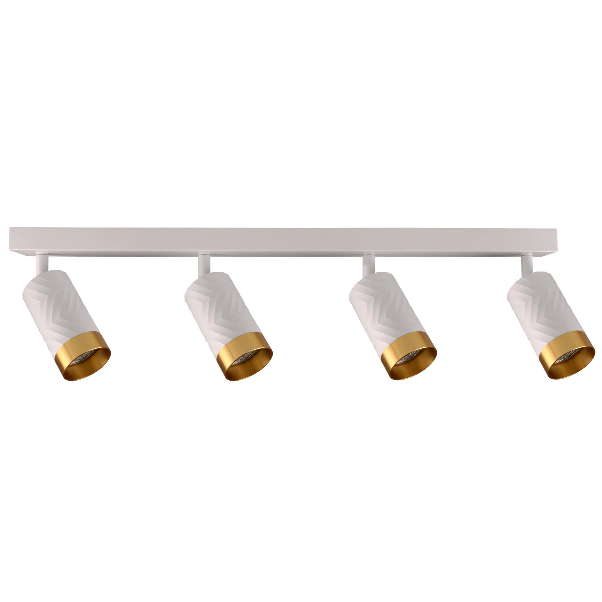 Lampa ścienno-sufitowa 4 biało-złota GU10 ARRAS 323620 Polux
