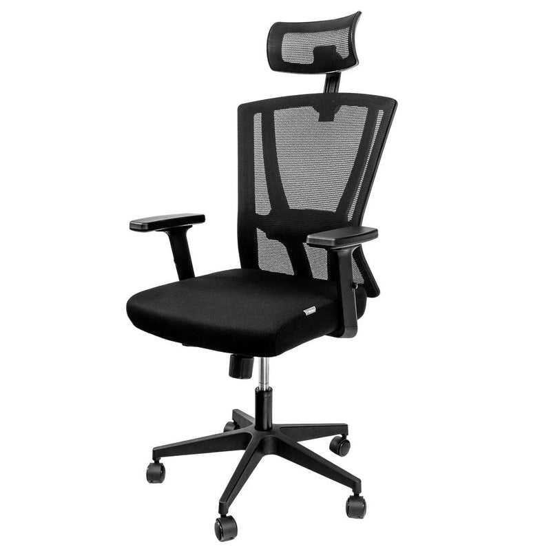 Krzesło biurowe obrotowe Furvero Zenith BM/A2D/L2D/H2D czarny N