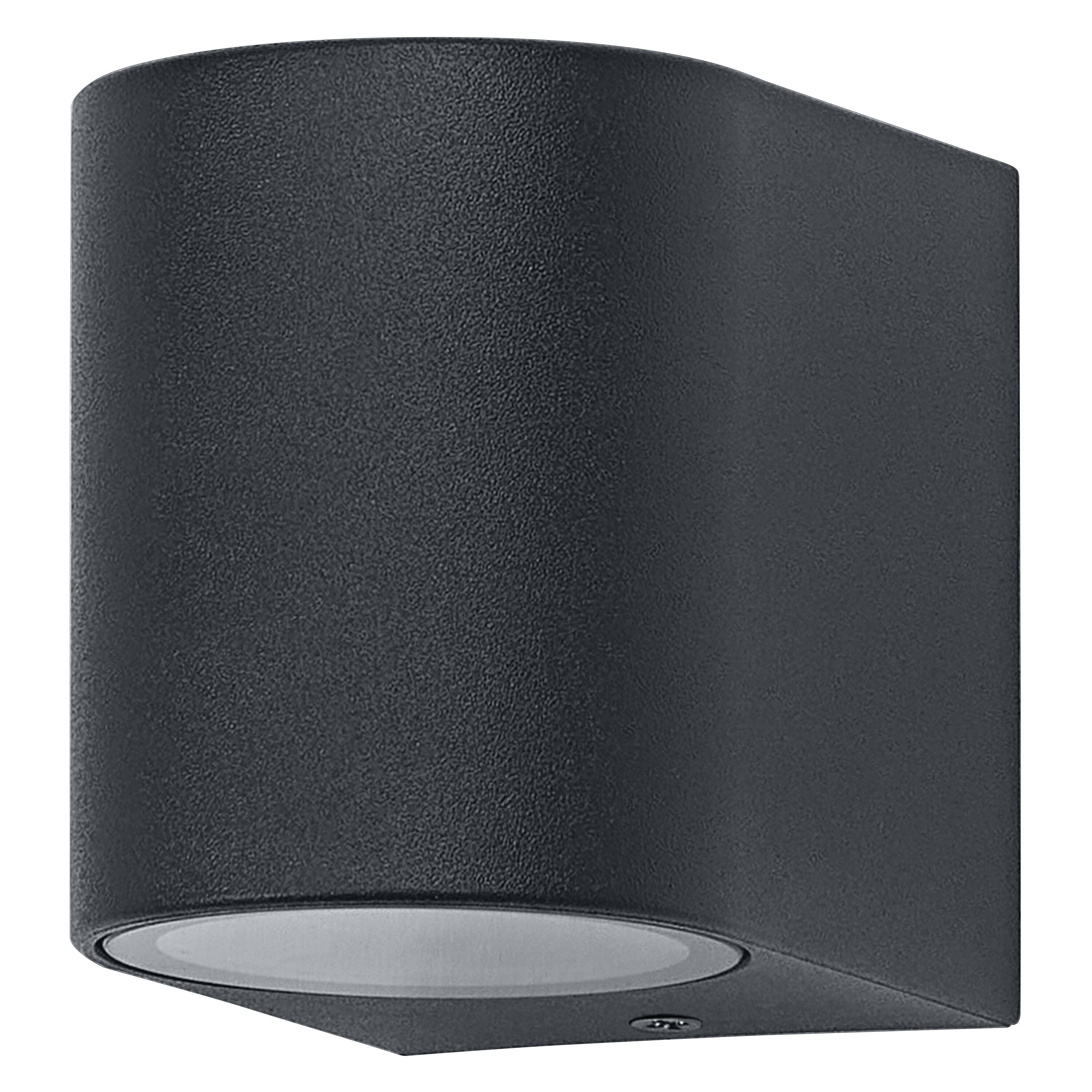 OSRAM lampa ścienna zewnętrzna Ciemnoszara, IP54, nylon z włóknem węglowym