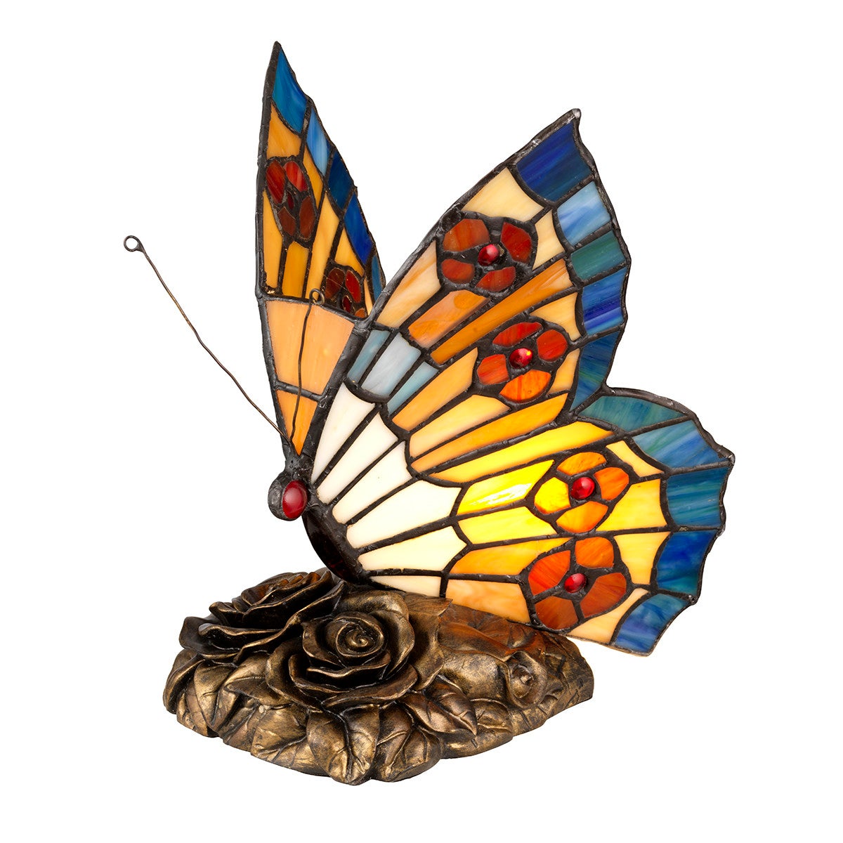 Lampe de table Tiffany Animal Lamps Bronze architectural 23 Cm