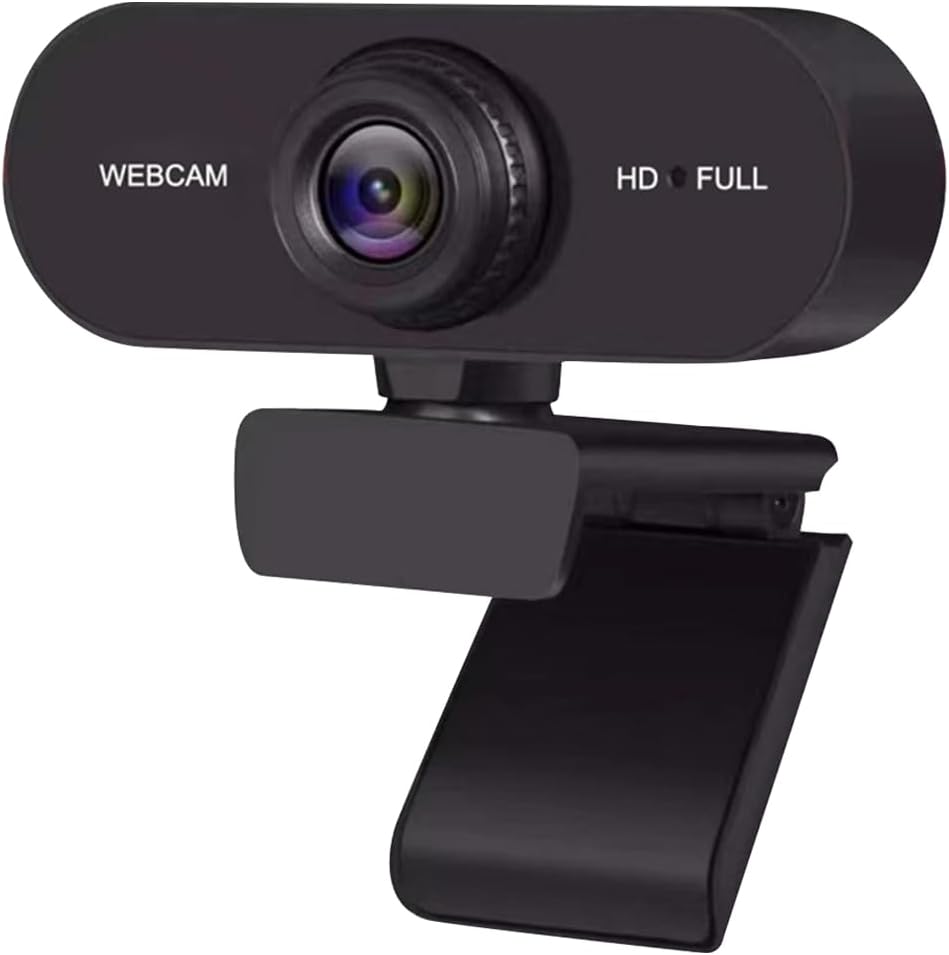 Uniwersalna kamera internetowa USB HD 1080p, gotowa do użycia, z wbudowanym mikrofonem, autofokusem, idealna do wideokonferencji i połączeń