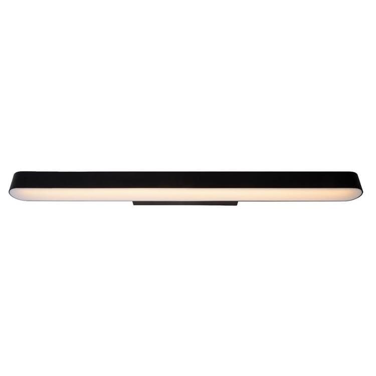 Kinkiet ścienny Madelon czarno-biały LED 18W 2700K 1500lm wym: 10 x 95 x 5 cm metal IP44 Lucide