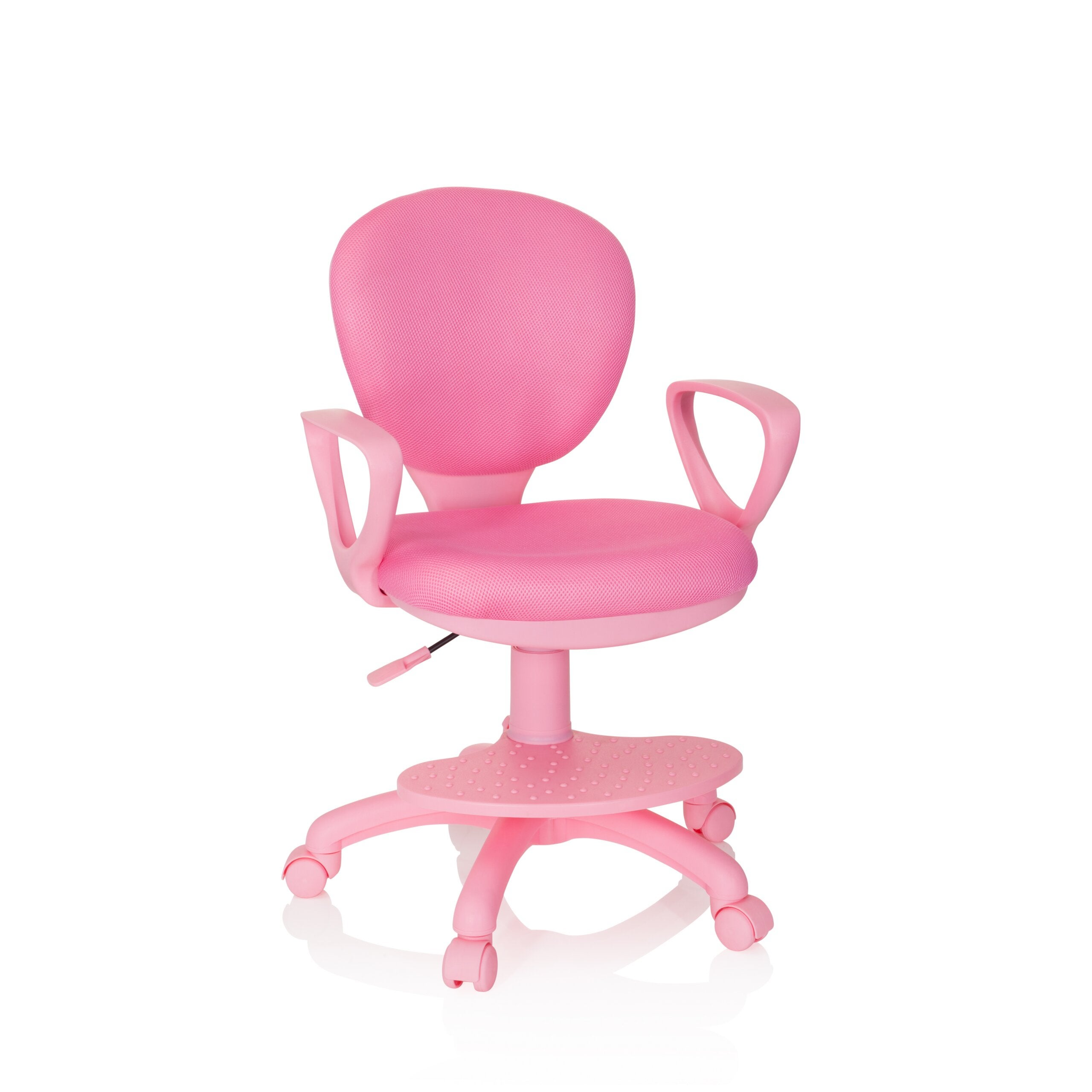 Krzesło obrotowe dla dzieci KID COLOUR Pink hjh OFFICE