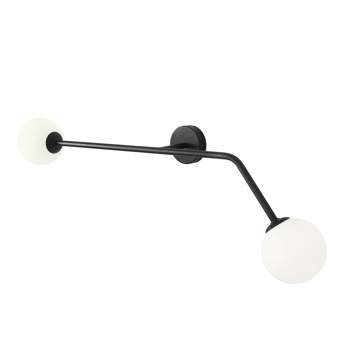 Kinkiet 2-PŁ PURE BLACK 1064D1 ALDEX KIN1064D1